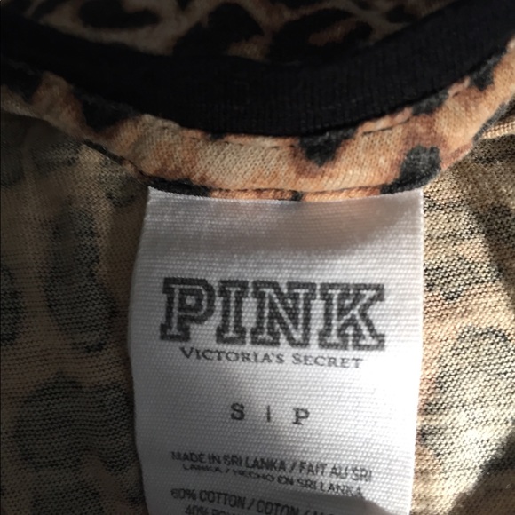 Pink by VS - Black and Cheetah Tank Top Size Small - Picture 10 of 10
